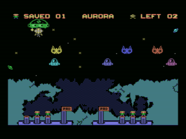 MSXdev25 #45 Asteroid Rescue – MSXdev Contest
